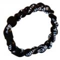 3 Rope Titanium Tornado Bracelet (Black/Black/Black)