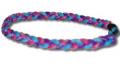 3 Rope Tornado Titanium Necklace (Pink/Purple/Blue)