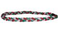 3 Rope Tornado Titanium Necklace (White/Red/Green)