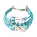 Anchor & Infinity Braided Bracelet