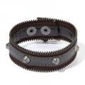 BCBGeneration Graphite Zip-Code Zipper Bracelet
