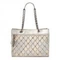 BETSEY JOHNSON Glam Betsey Tote in gold