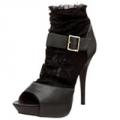 BETSEY JOHNSON Laccey Open-Toe Bootie