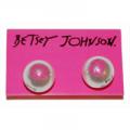 Betsey Johnson Pearl Stud Earrings
