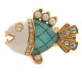 Betsey Johnson Under the Sea Piranha Stretch Ring