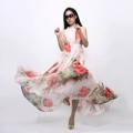 Boho Chiffon Floral Maxi Dress