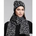 CALVIN KLEIN CK Logo Jacquard Hat and Scarf Set