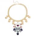 Colorful Skull Statement Necklace