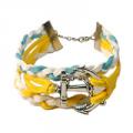 Colorful Anchor Braided Bracelet