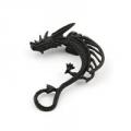 Black Horned Dragon Ear Cuff
