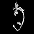 Dragon Ear Cuff in pewter