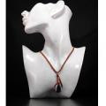 Hippie Chic Trendy Brown Nugget Choker Necklace