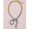 JUICY COUTURE Rhinestone Bow Necklace 