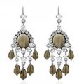 Juicy Couture Rhinestone Chandelier Earrings