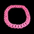 Neon Pink Long Shelby Necklace