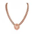 Lion Head Copper Pendant Necklace
