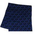 MICHAEL Michael Kors Blue 'MK' Logo Scarf