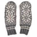 Moncler Fair Isle Knitted Mittens 