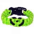 Heart Paracord Survival Rescue Bracelet (Neon Green)