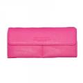 Ladies Hot Pink Snap Wallet
