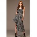 QUBE High-Low Tube Maxi Dress