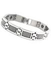 South Korean Titanium Steel White Fiber Magnetic Health Bracelet 