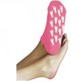 Plush Terry Gel Booties in light pink