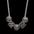 Sliver and Black Necklace