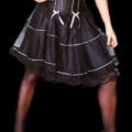 Black Lace Mini Skirt