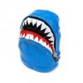 Toddler Shark Backpack in blue