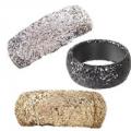 ZAD Wide Large Glitter Bangle 