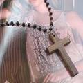 Wooden Cross Necklace