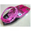 Phiten Japanese RAKUWA Titanium Necklace X50  (Hot Pink)