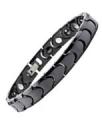 South Korean Black Ceramic & Tungsten Magnetic Health Bracelet 
