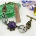 Lucky Brand Purple Peace Goddess Bracelet