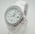 Crystal Plasteramic Watch (Black or White)