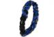 3 Rope Titanium Tornado Bracelet (Black/Blue/Black)