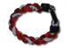 3 Rope Titanium Tornado Bracelet (Red/White/Red))
