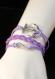 Anchor & Infinity Purple Braided Bracelet 2