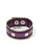 BCBGeneration Purple Zip-Code Zipper Bracelet 