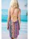 Floral Open Back Cover up Beach Dress 1