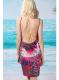 Splash of Color Open Back Cover up Beach Dress 2