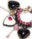 Betsey Johnson Heart & Key Bracelet 2