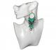 Bohemian Chandelier Earrings in Seaform Green 1