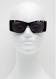 CYNTHIA ROWLEY Handmade Geometric Black Frame Sunglasses 1