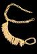 Cascading Fringe Gold-tone Slave Bracelet 2