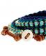 Chan Luu Silver and Leather Turquoise Wrap Bracelet 2