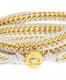 Chan Luu White Chain and Leather Wrap Bracelet 2