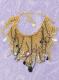 Disney Couture Snow White Multi-Chain Necklace Gold 