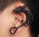 Black Horned Dragon Ear Cuff 1